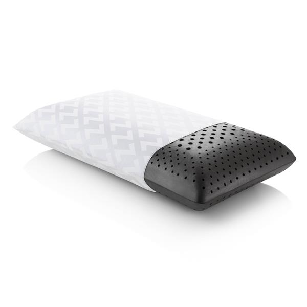Zoned Dough Pillow and Bamboo Charcoal King Mid Loft 