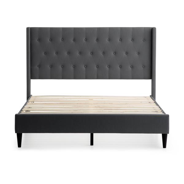 Weekender  Wren Upholstered Bed Twin XL Dark Gray 