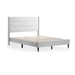 Weekender  Beck Upholstered Bed Twin XL White Gray - MAL2510