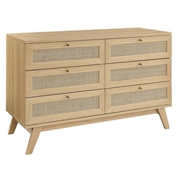 Soma 6-Drawer Dresser - Oak 