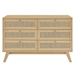 Soma 6-Drawer Dresser - Oak - MOD10018