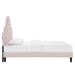 Gwyneth Tufted Performance Velvet Queen Platform Bed - Pink - Style A - MOD10183