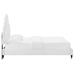 Gwyneth Tufted Performance Velvet Queen Platform Bed - White - Style B - MOD10184