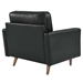 Valour Leather Armchair - Black - MOD10427