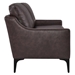Corland Leather Loveseat - Brown - MOD10428