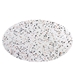 Lippa 60" Oval Terrazzo Dining Table - Gold White - MOD10448