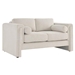 Visible Fabric Loveseat - Ivory - MOD10451