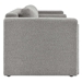 Visible Boucle Fabric Sofa - Light Gray - MOD10455