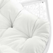 Encase Outdoor Patio Rattan Swing Chair - White White - MOD10687