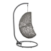 Encase Outdoor Patio Rattan Swing Chair - Gray White - MOD10688