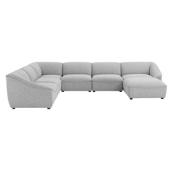Comprise 7-Piece Sectional Sofa - Light Gray 