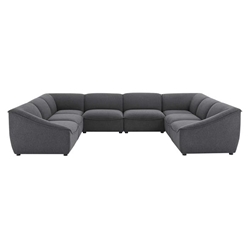 Comprise 8-Piece Sectional Sofa - Charcoal 
