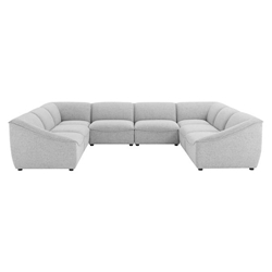 Comprise 8-Piece Sectional Sofa - Light Gray 