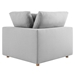 Commix Down Filled Overstuffed 6-Piece Sectional Sofa - Light Gray - Style A - MOD11323