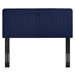 Milenna Channel Tufted Upholstered Fabric Twin Headboard - Royal Blue - MOD11420