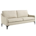 Corland Upholstered Fabric Sofa - Beige - MOD11740