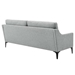 Corland Upholstered Fabric Sofa - Light Gray - MOD11752