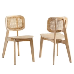 Habitat Wood Dining Side Chair Set of 2 - Gray 