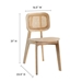 Habitat Wood Dining Side Chair Set of 2 - Gray - MOD11803