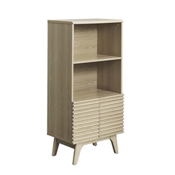 Render Display Cabinet Bookshelf - Oak 