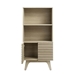 Render Display Cabinet Bookshelf - Oak - MOD11962