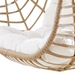 Amalie Wicker Rattan Outdoor Patio Rattan Swing Chair without Stand - Natural White - MOD11972
