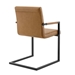 Savoy Vegan Leather Dining Chairs - Set of 2 - Tan - MOD12087