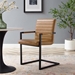 Savoy Vegan Leather Dining Chairs - Set of 2 - Tan - MOD12087
