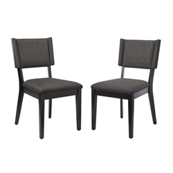 Esquire Dining Chairs - Set of 2 - Gray 