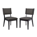 Esquire Dining Chairs - Set of 2 - Gray - MOD12095