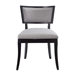 Pristine Upholstered Fabric Dining Chairs - Set of 2 - Light Gray - MOD12099