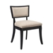 Pristine Upholstered Fabric Dining Chairs - Set of 2 - Beige - MOD12101