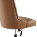 Empower Channel Tufted Vegan Leather Office Chair - Black Tan - MOD12126