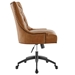Regent Tufted Vegan Leather Office Chair - Black Tan - MOD12144