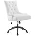 Regent Tufted Vegan Leather Office Chair - Black White - MOD12145