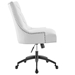 Regent Tufted Vegan Leather Office Chair - Black White - MOD12145