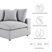 Commix Down Filled Overstuffed 7-Piece Sectional Sofa - Light Gray - MOD12166