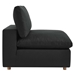 Commix Down Filled Overstuffed 7-Piece Sectional Sofa - Black - MOD12170