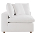 Commix Down Filled Overstuffed 8-Piece Sectional Sofa - Pure White - MOD12175