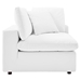 Commix Down Filled Overstuffed Vegan Leather 6-Piece Sectional Sofa - White- Style B - MOD12353