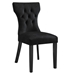 Silhouette Performance Velvet Dining Chairs - Set of 2 - Black - MOD12433