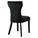Silhouette Performance Velvet Dining Chairs - Set of 2 - Black - MOD12433