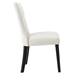 Silhouette Performance Velvet Dining Chairs - Set of 2 - White - MOD12442