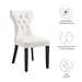 Silhouette Performance Velvet Dining Chairs - Set of 2 - White - MOD12442