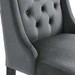 Baronet Performance Velvet Dining Chairs - Set of 2 - Gray - MOD12512