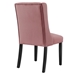 Baronet Performance Velvet Dining Chairs - Set of 2 - Dusty Rose - MOD12516