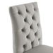 Duchess Performance Velvet Dining Chairs - Set of 2 - Light Gray - MOD12526