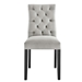 Duchess Performance Velvet Dining Chairs - Set of 2 - Light Gray - MOD12526
