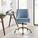Discern Performance Velvet Office Chair - Light Blue - Style A - MOD12608