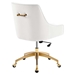 Discern Performance Velvet Office Chair - White - Style B - MOD12615